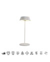 RELAX * SOBREMESA LED BLANCO - RECARGABLE